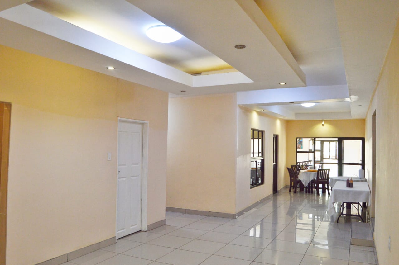 Lodge lobby and dining area